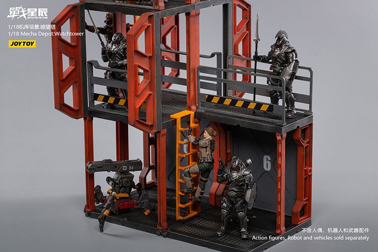 1 18 Mecha Depot Observation Tower 10 - JoyToy Germany