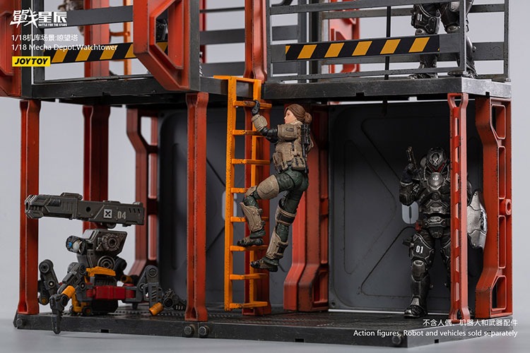 1 18 Mecha Depot Observation Tower 11 - JoyToy Germany