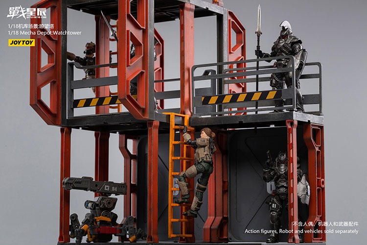 1 18 Mecha Depot Observation Tower 12 - JoyToy Germany