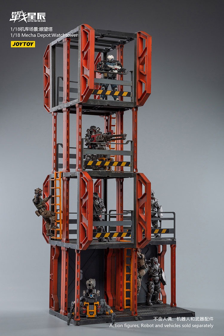 1 18 Mecha Depot Observation Tower 6 - JoyToy EU Store