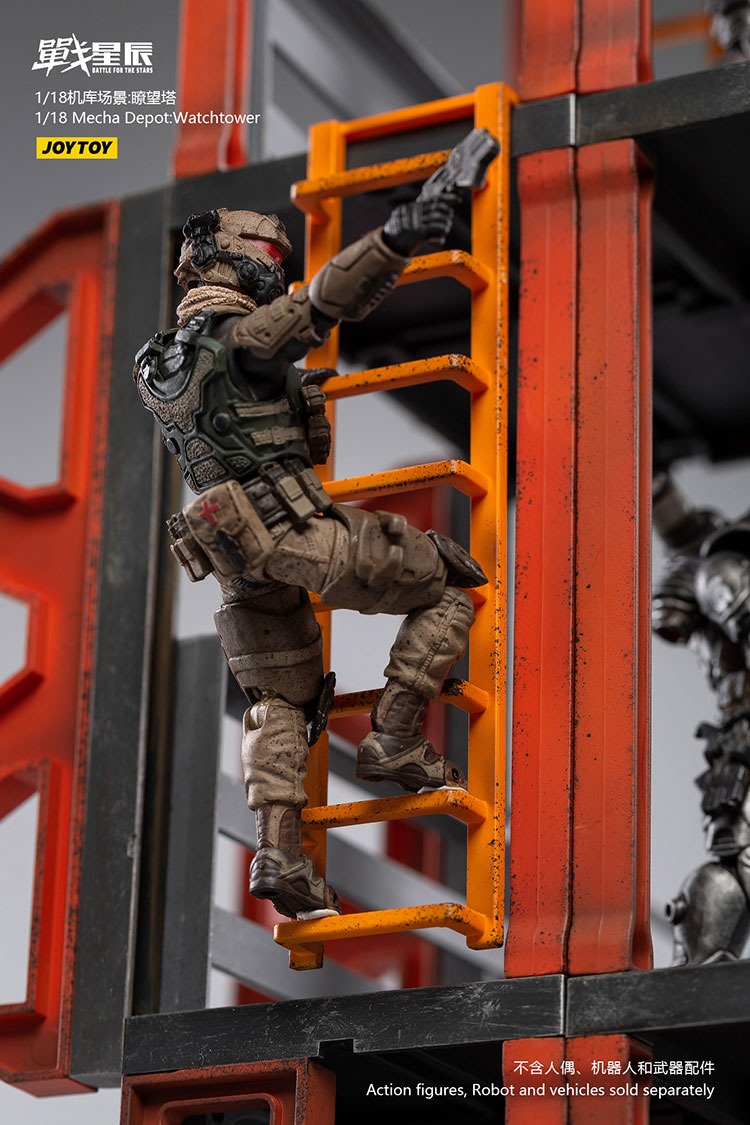 1 18 Mecha Depot Observation Tower 8 - JoyToy Germany