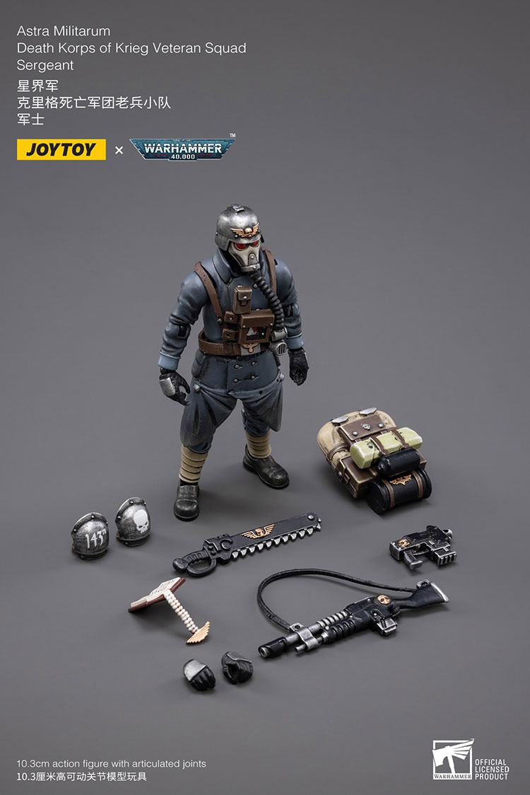 Astra Militarum Death Korps of Krieg Veteran Squad Sergeant 1 - JoyToy EU Store