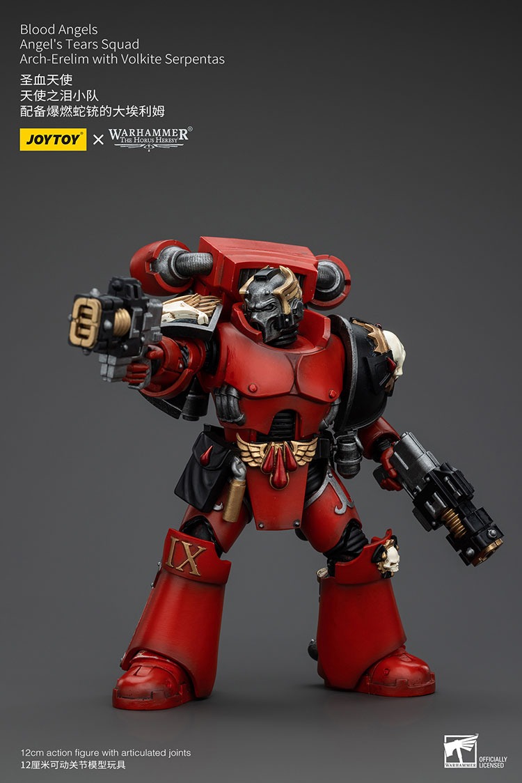 Blood Angels Angels Tears Squad Arch Erelim with Volkite Serpentas 9 - JoyToy UK Store