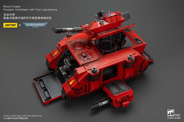 Blood Angels Predator Annihilator with Twin Lascannons 13 - JoyToy Mart