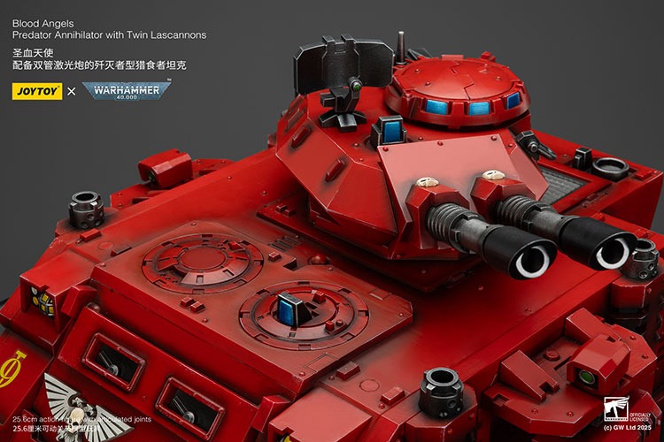 Blood Angels Predator Annihilator with Twin Lascannons 20 - JoyToy Mart