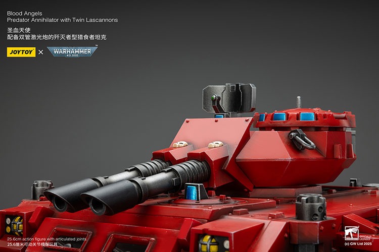 Blood Angels Predator Annihilator with Twin Lascannons 22 - JoyToy Mart