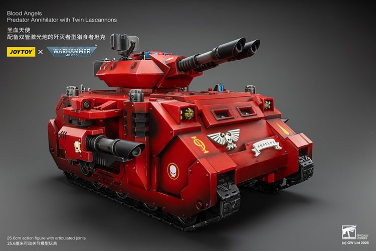 Blood Angels Predator Annihilator with Twin Lascannons 29 - JoyToy Mart
