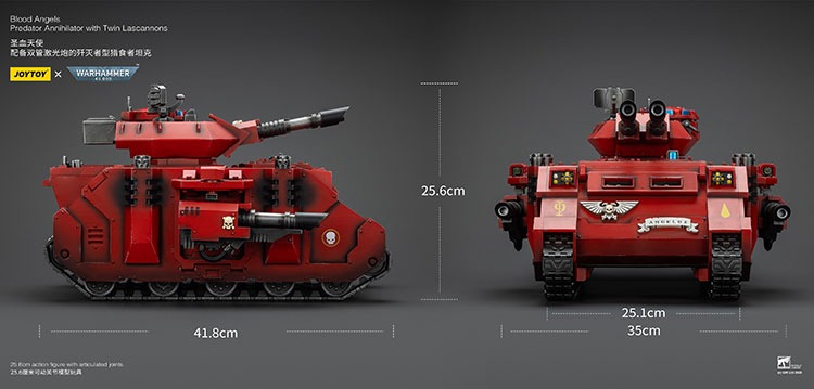 Blood Angels Predator Annihilator with Twin Lascannons 33 - JoyToy Mart