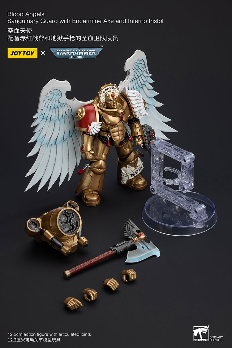 Blood Angels Sanguinary Guard Encarmine Axe and Inferno Pistol 5 - JoyToy UK Store