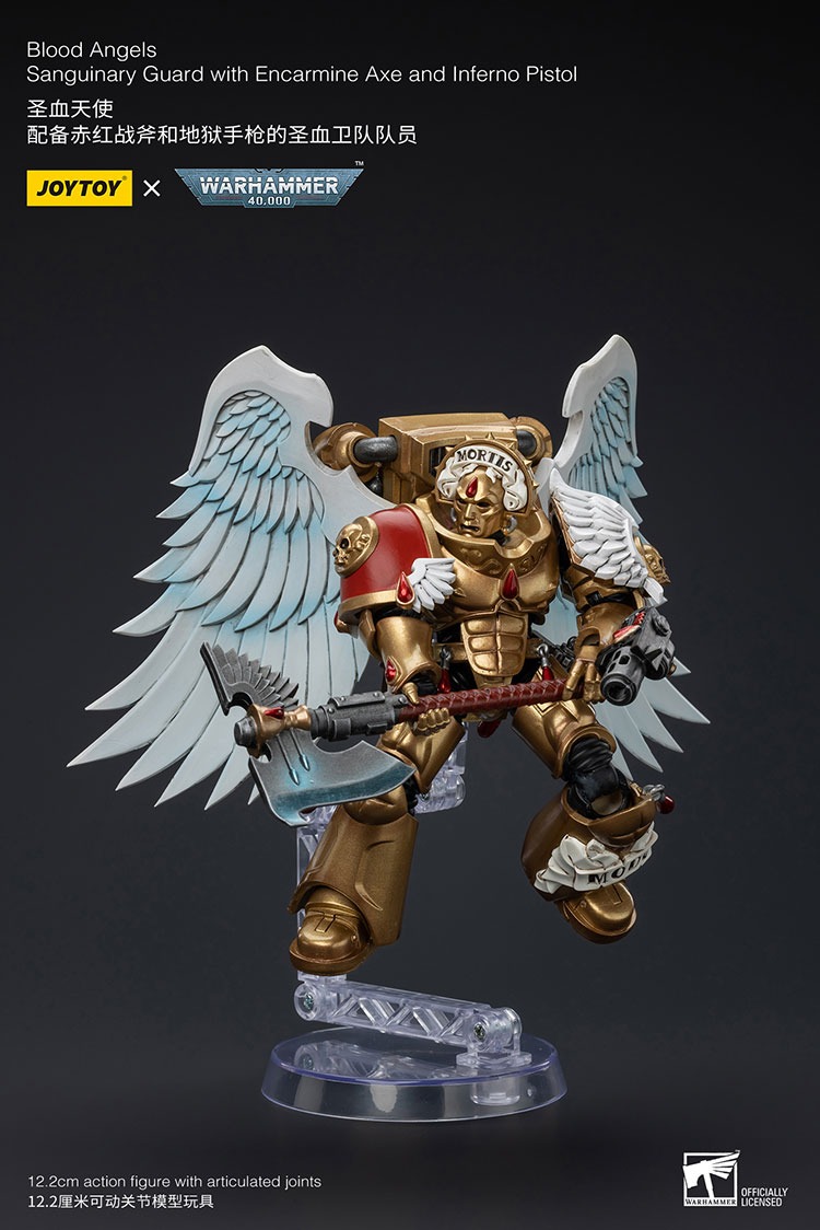 Blood Angels Sanguinary Guard Encarmine Axe and Inferno Pistol 6 - JoyToy UK Store