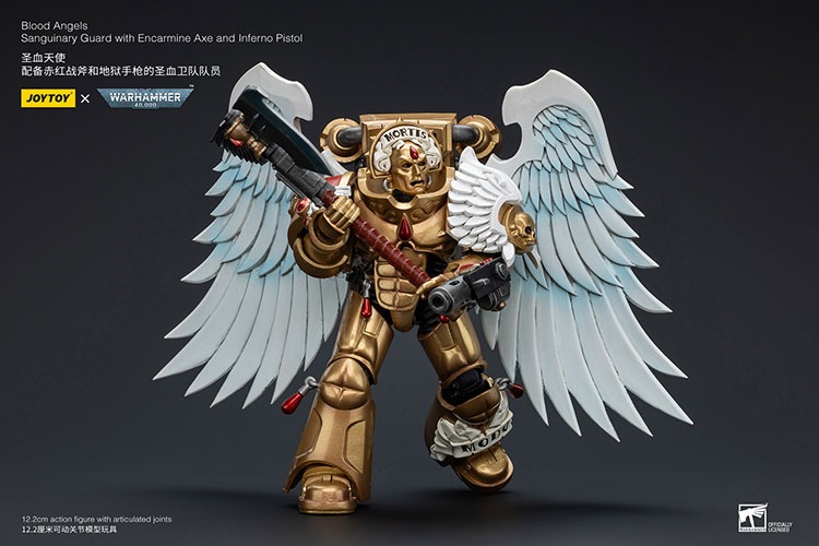 Blood Angels Sanguinary Guard Encarmine Axe and Inferno Pistol 8 - JoyToy UK Store