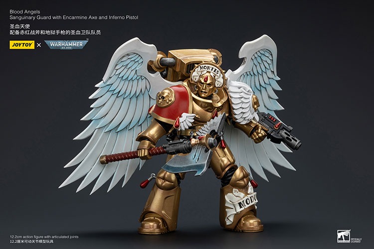 Blood Angels Sanguinary Guard Encarmine Axe and Inferno Pistol 9 - JoyToy UK Store