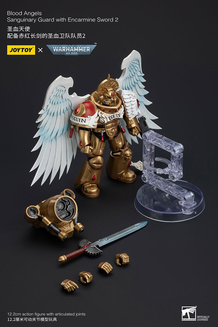 Blood Angels Sanguinary Guard Encarmine Sword 2 5 - JoyToy UK Store