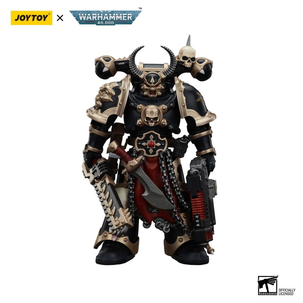 JoyToy WH40K - Chaos Space Marines Black Legion Chosen with Combi-melta and chainsword - Image 4