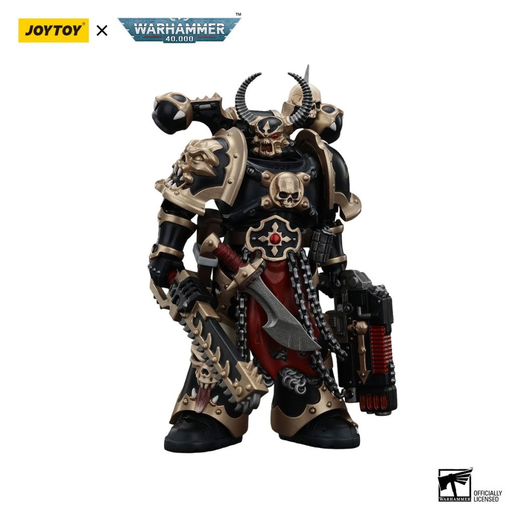 JoyToy WH40K - Chaos Space Marines Black Legion Chosen with Combi-melta and chainsword - Image 2