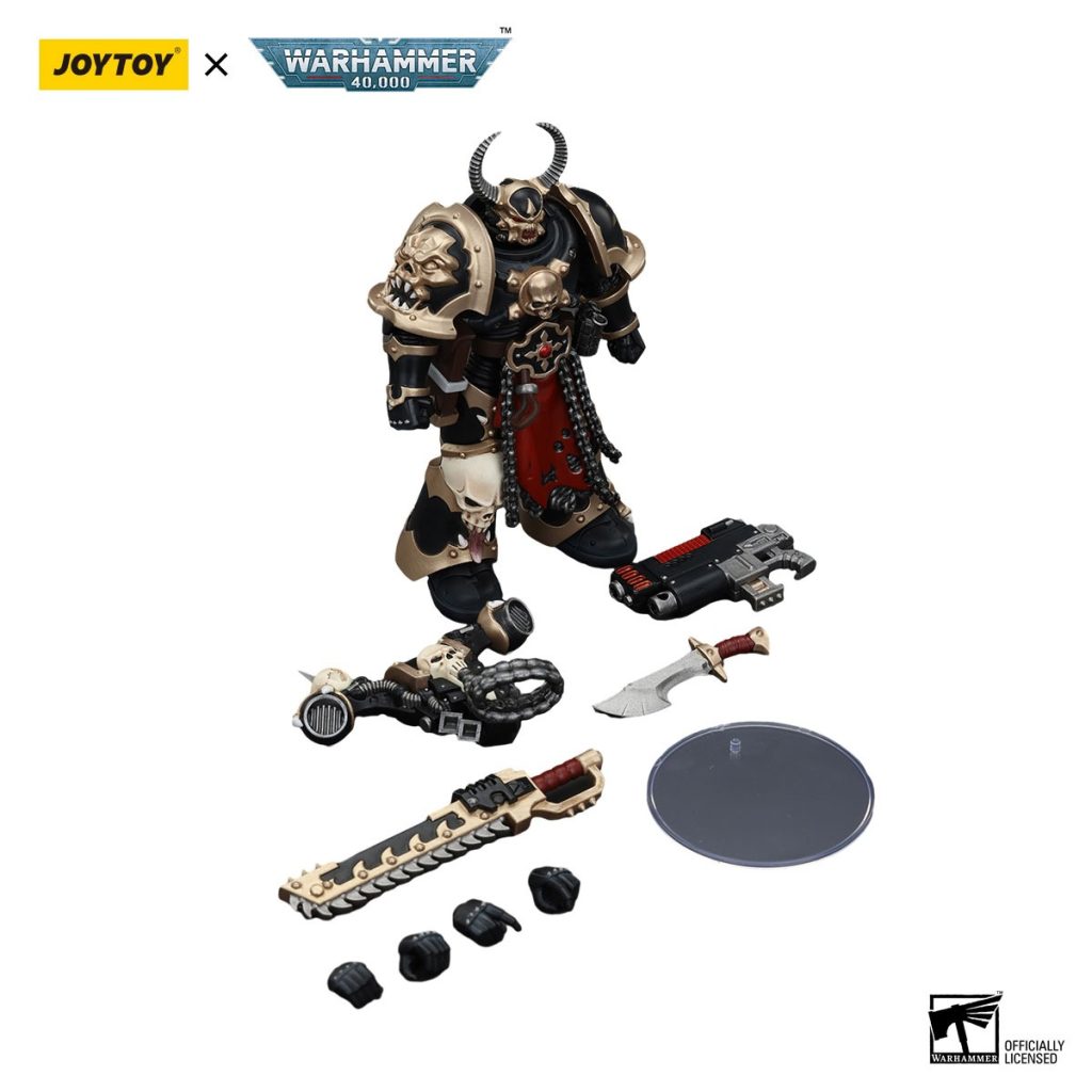 JoyToy WH40K - Chaos Space Marines Black Legion Chosen with Combi-melta and chainsword - Image 5