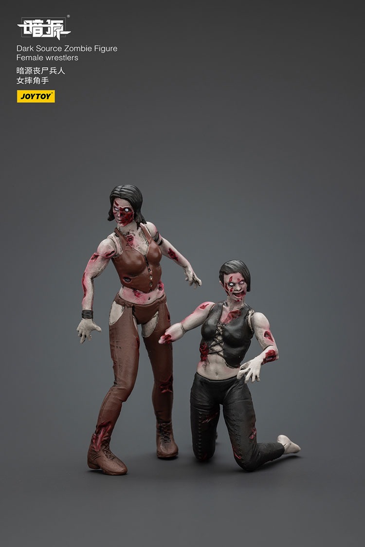 Dark Source Zombie Figure Female Wrestlers 2 - JoyToy Mart