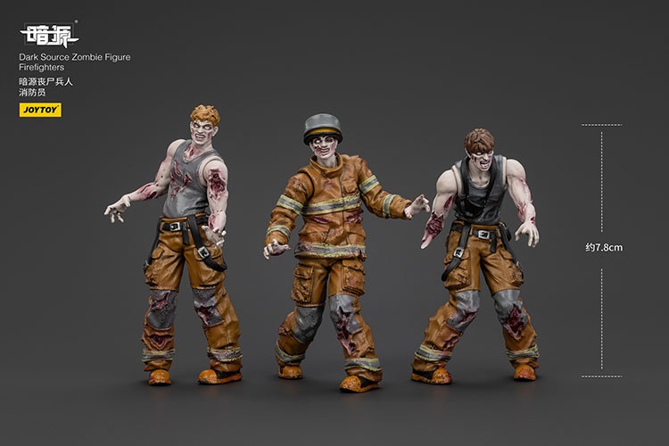 Dark Source Zombie Figure Firefighters 2 - JoyToy Mart