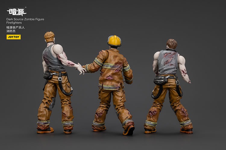 Dark Source Zombie Figure Firefighters 4 - JoyToy Mart