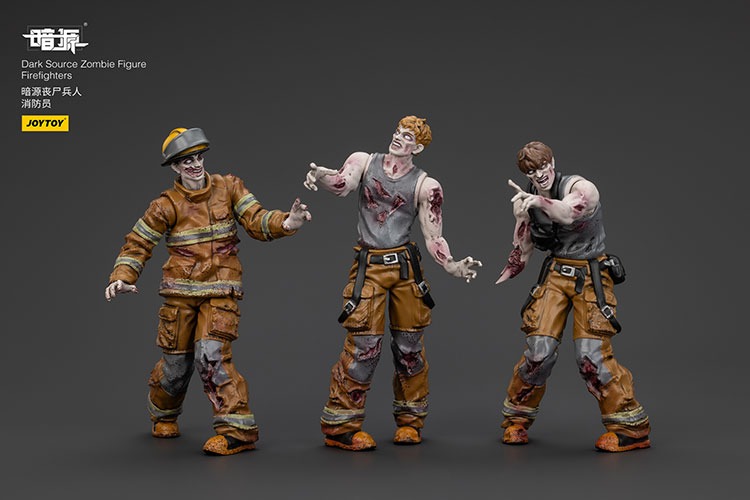 Dark Source Zombie Figure Firefighters 5 - JoyToy Mart