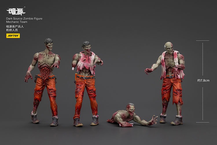 Dark Source Zombie Figure Mechanic Team 2 - JoyToy Mart