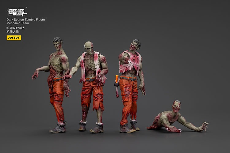 Dark Source Zombie Figure Mechanic Team 3 - JoyToy Mart