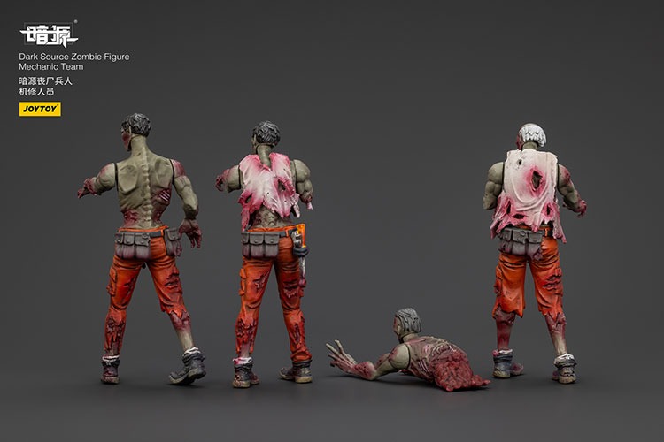 Dark Source Zombie Figure Mechanic Team 4 - JoyToy Mart