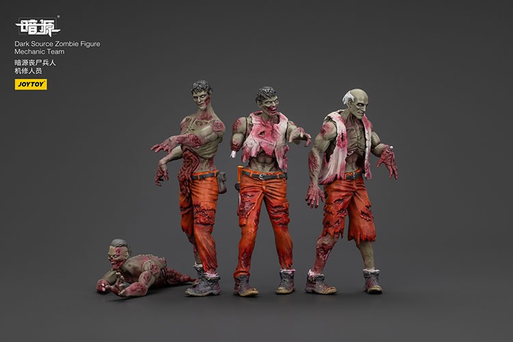 Dark Source Zombie Figure Mechanic Team 5 - JoyToy Mart
