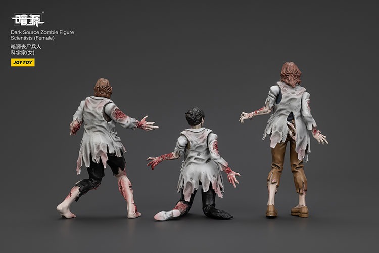 Dark Source Zombie Figure Scientists Female 4 - JoyToy Mart
