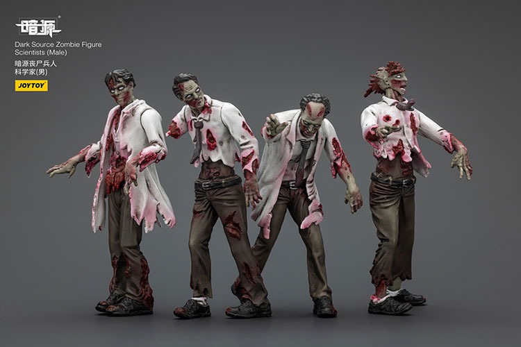 Dark Source Zombie Figure Scientists Male 3 - JoyToy Mart