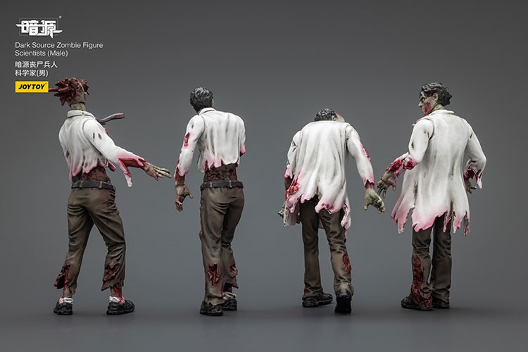 Dark Source Zombie Figure Scientists Male 4 - JoyToy Mart