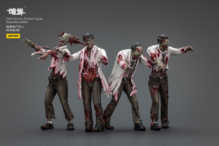Dark Source Zombie Figure Scientists Male 5 - JoyToy Mart