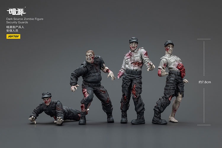 Dark Source Zombie Figure Security Guards 2 - JoyToy Mart