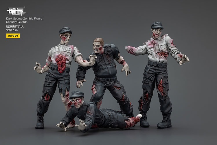 Dark Source Zombie Figure Security Guards 3 - JoyToy Mart