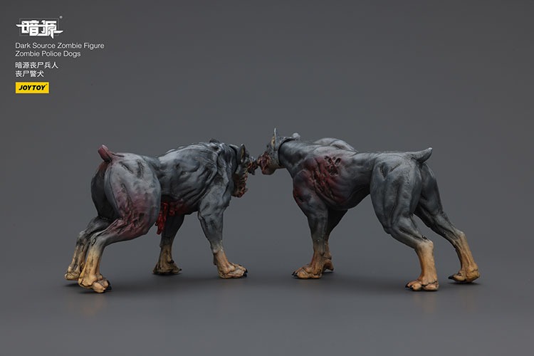 Dark Source Zombie Figure Zombie Police Dogs 3 - JoyToy Mart