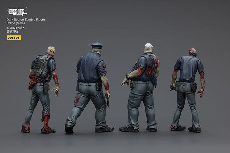 Dark Source Zombie Fiqure Police Male 3 - JoyToy Mart
