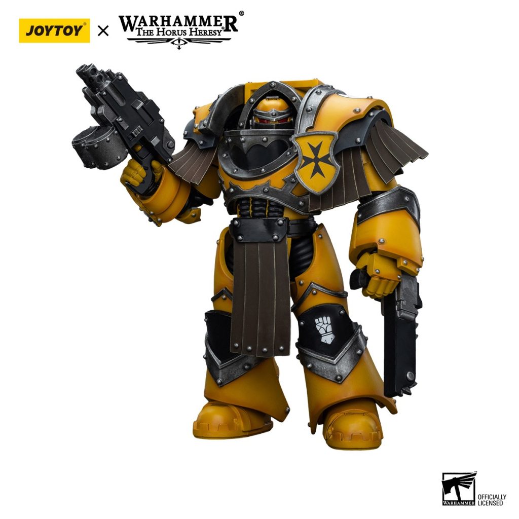 JoyToy WH40K - Imperial Fists Legion Cataphractii Terminator Squad Legion Cataphractii with Chainfist - Image 5