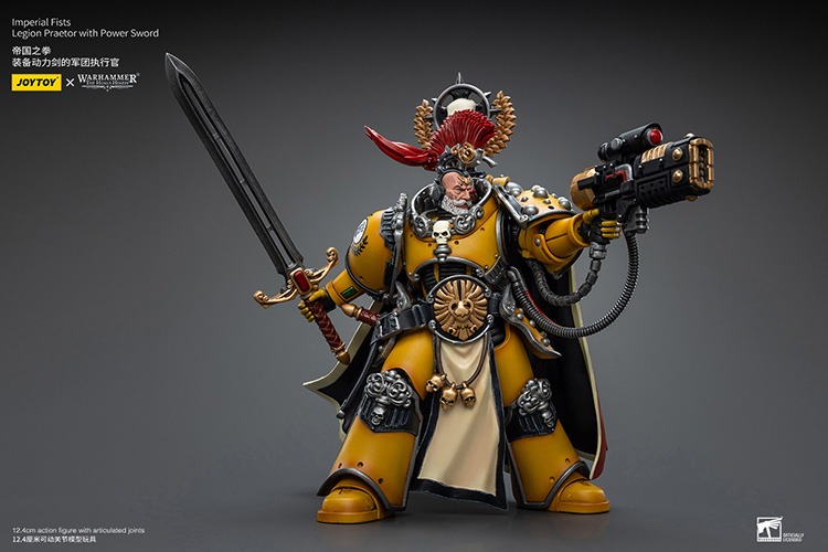 Imperial Fists Legion Praetor with Power Sword 8 - JoyToy EU Store