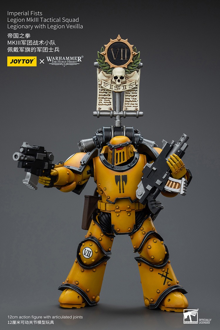 Imperial Fists MkIII Tactical Legionaries Legionary with Legion Vexilla 6 - JoyToy UK Store