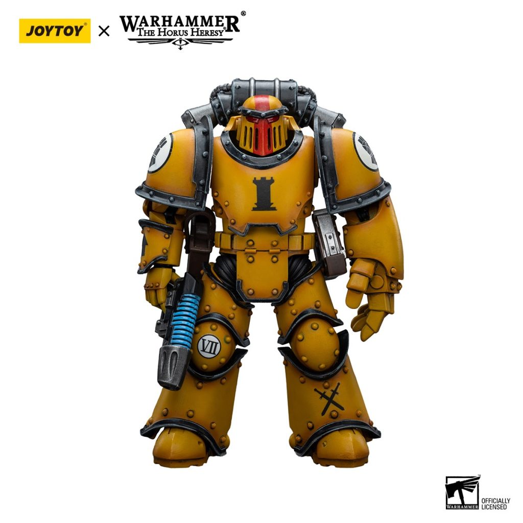 JoyToy WH40K - Imperial Fists   Legion MkIII Tactical Squad  Sergeant with Power Fist - Image 4