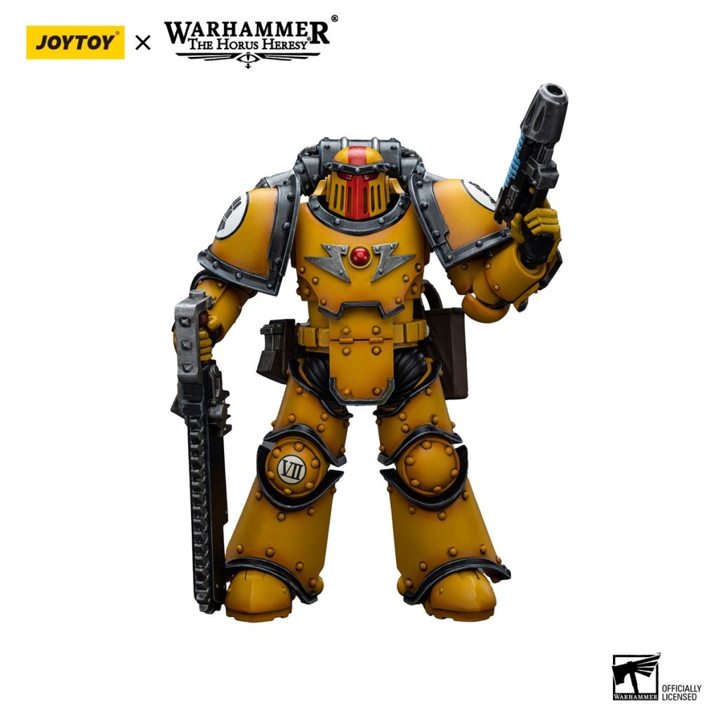 JoyToy WH40K - Imperial Fists Legion MkIII Despoiler Squad Sergeant with Plasma Pistol - Image 2
