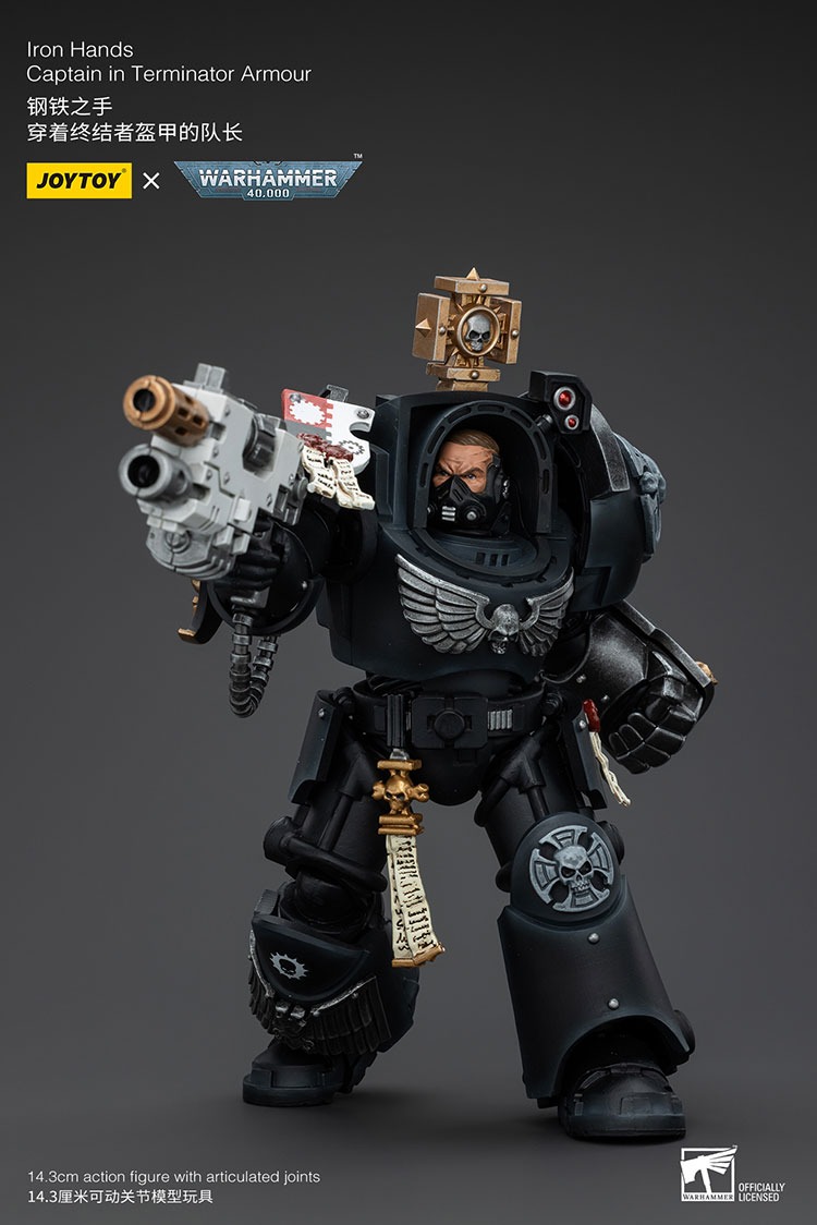 Iron Hands Captain in Terminator Armour 2 - JoyToy UK Store
