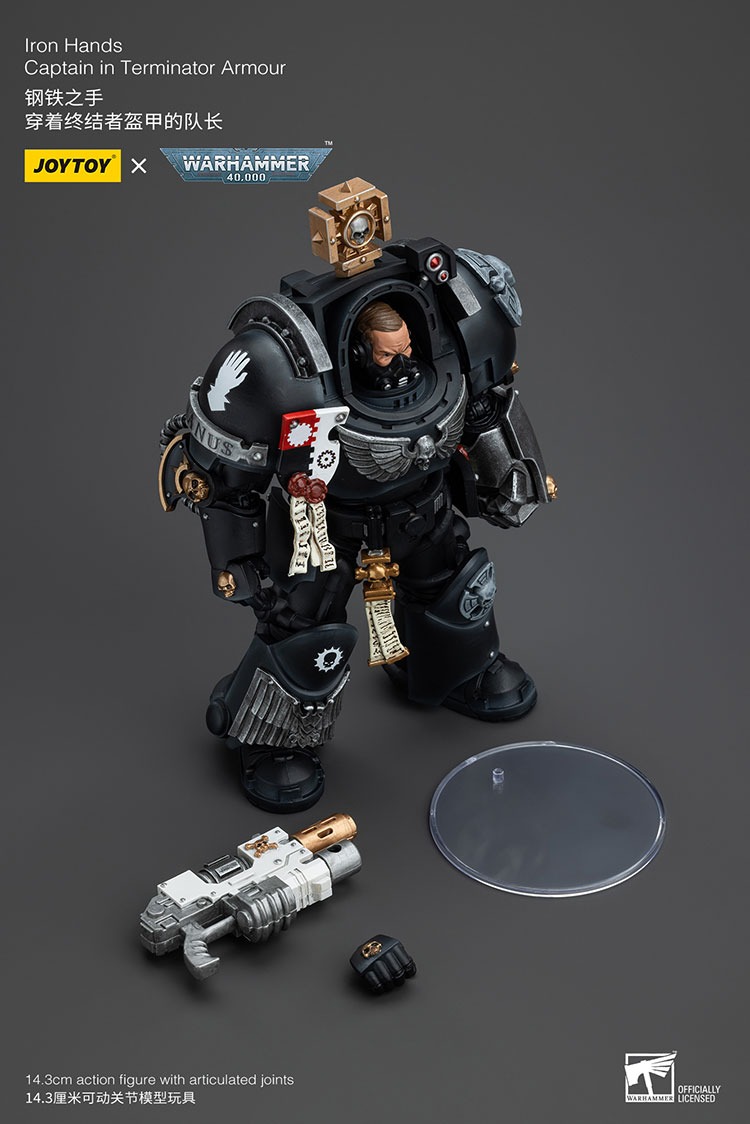 Iron Hands Captain in Terminator Armour 3 - JoyToy UK Store