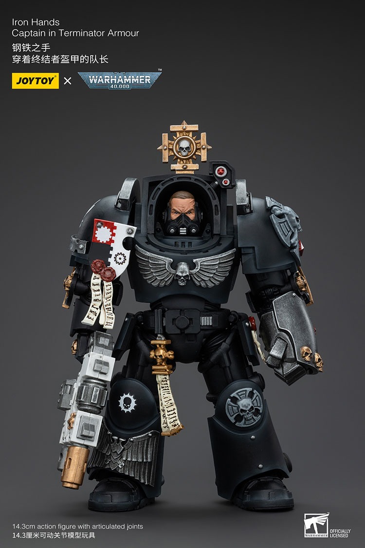 Iron Hands Captain in Terminator Armour 8 - JoyToy UK Store