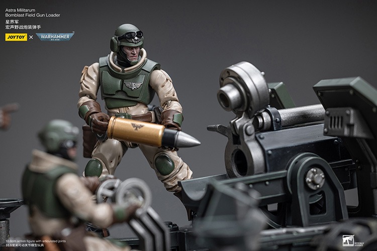 JoyToy Astra Militarum Ordnance Team with Bombast Field Gun 6 - JoyToy EU Store