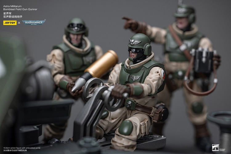 JoyToy Astra Militarum Ordnance Team with Bombast Field Gun 7 - JoyToy EU Store