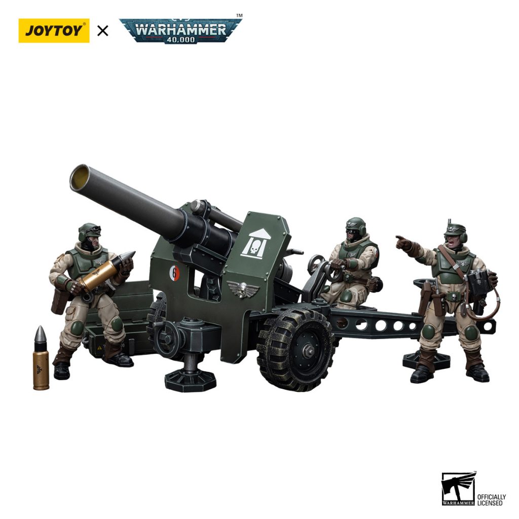 JoyToy WH40K - Astra Militarum Ordnance Team with Bombast Field Gun - Image 4