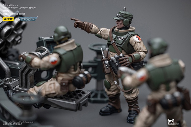 JoyToy Astra Militarum Ordnance Team with Malleus Rocket Launcher 10 - JoyToy EU Store