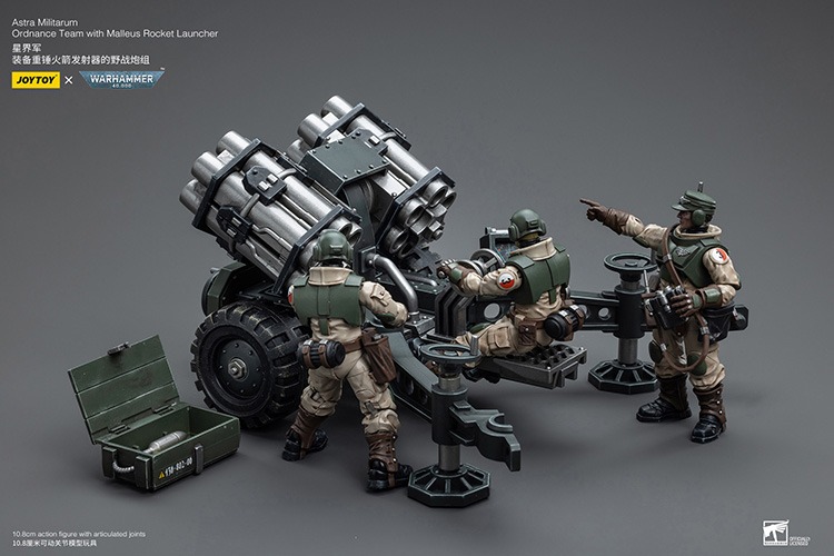 JoyToy Astra Militarum Ordnance Team with Malleus Rocket Launcher 17 - JoyToy EU Store