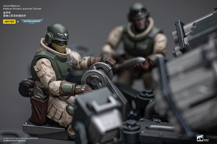JoyToy Astra Militarum Ordnance Team with Malleus Rocket Launcher 6 - JoyToy EU Store